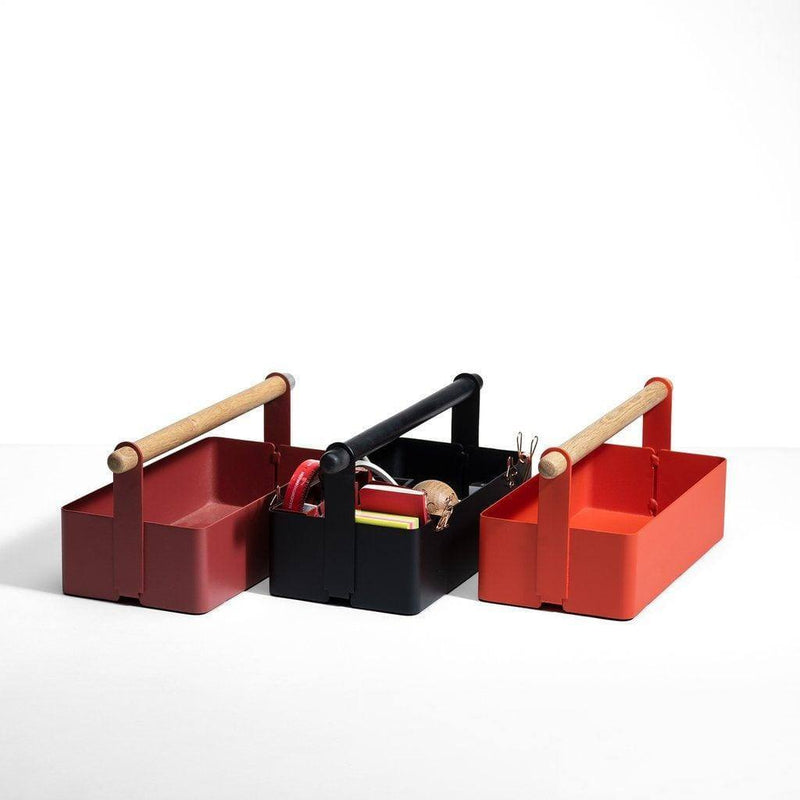 SPIN Cora Storage Caddy - Brick Red - Modern Quests