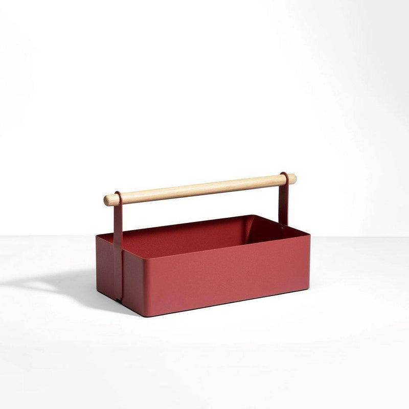 SPIN Cora Storage Caddy Large - Brick Red - Modern Quests