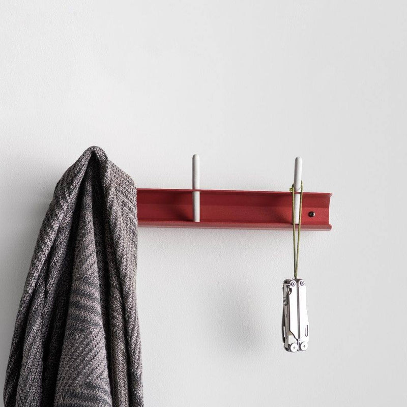 SPIN Jaw Wall Hooks - Brick Red