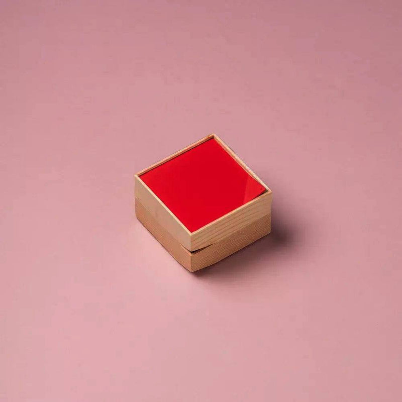 SPIN Kono Stackable Boxes, Set of 2 - Brick Red - Modern Quests