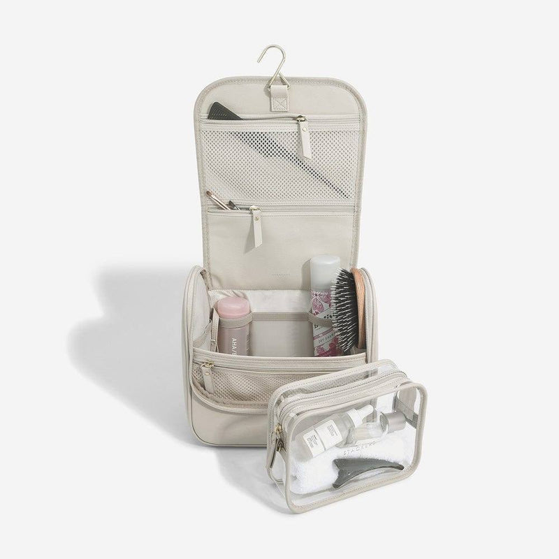 STACKERS London Hanging Travel Washbag Large - Oatmeal - Modern Quests