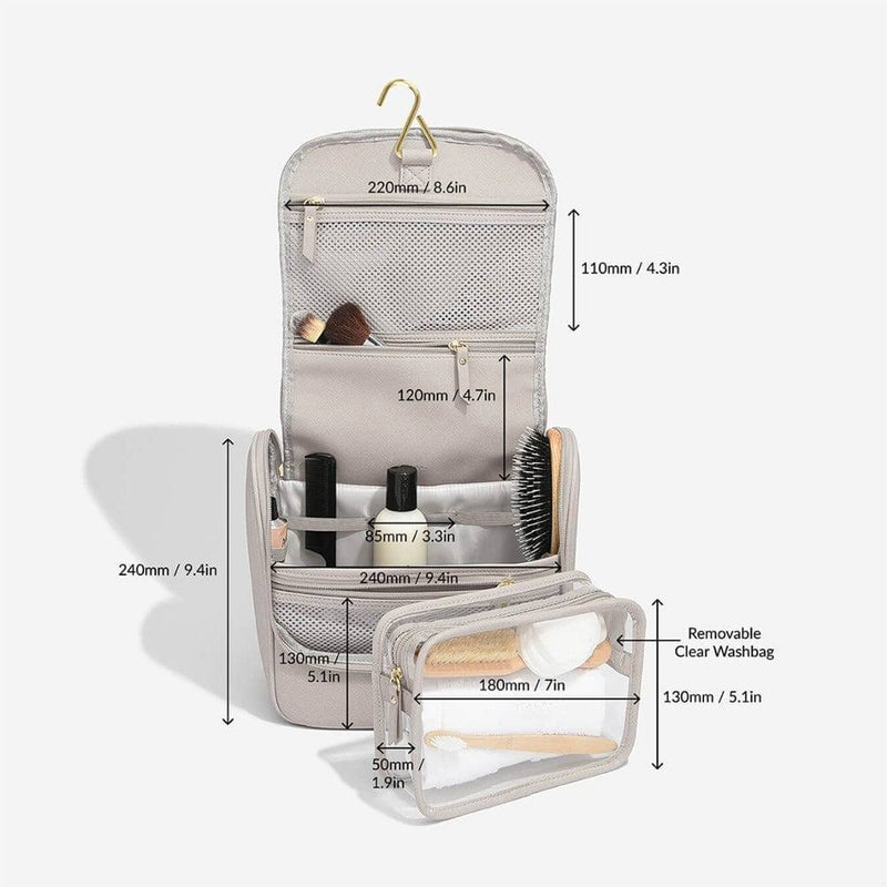 STACKERS London Hanging Travel Washbag Large - Taupe - Modern Quests