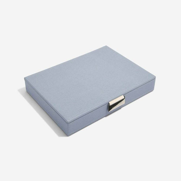 STACKERS London Jewellery Box with Lid Medium - Dusky Blue - Modern Quests