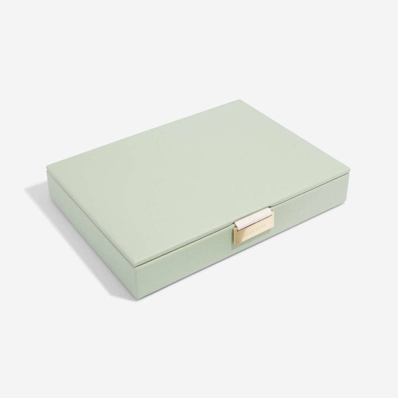 STACKERS London Jewellery Box with Lid Medium - Sage Green - Modern Quests