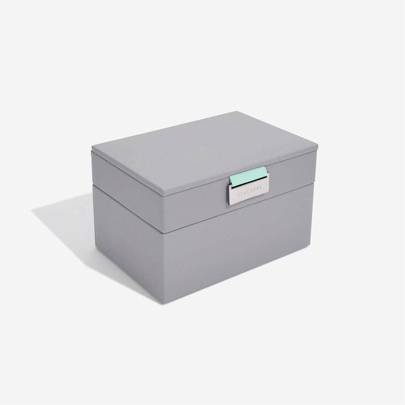 STACKERS London Small Jewellery Box Set - Grey Mint - Modern Quests