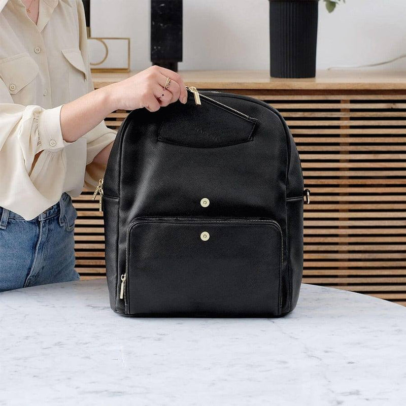STACKERS London Travel Backpack - Black - Modern Quests