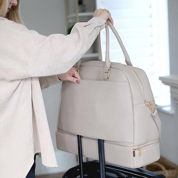 STACKERS London Travel Handbag Large - Taupe - Modern Quests