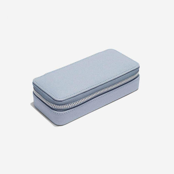 STACKERS London Travel Jewellery Pouch Medium - Dusky Blue - Modern Quests