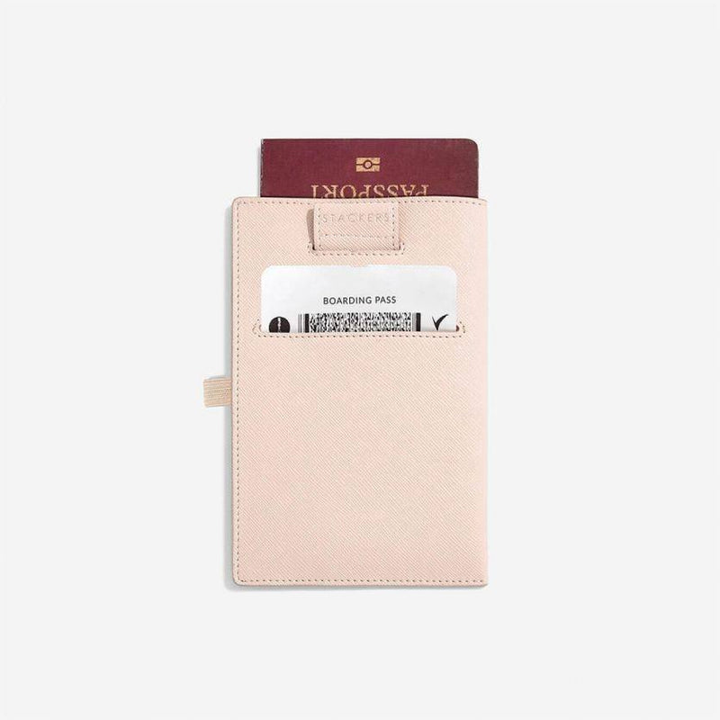 STACKERS London Travel Passport Sleeve - Blush Pink - Modern Quests