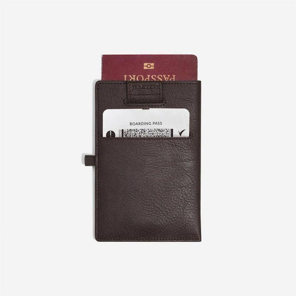 STACKERS London Travel Passport Sleeve - Brown - Modern Quests