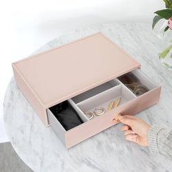 STACKERS London Watch & Accessories Drawer Large - Blush Pink - Modern Quests