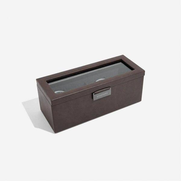 STACKERS London Watch Box 4-piece - Brown - Modern Quests