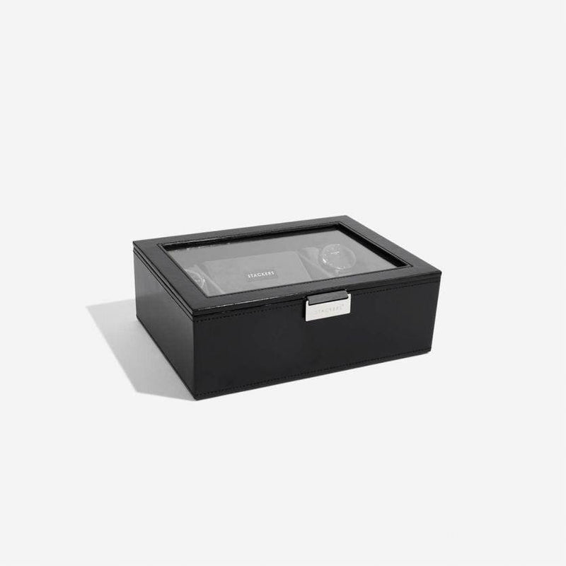 STACKERS London Watch Box 8-piece - Black - Modern Quests