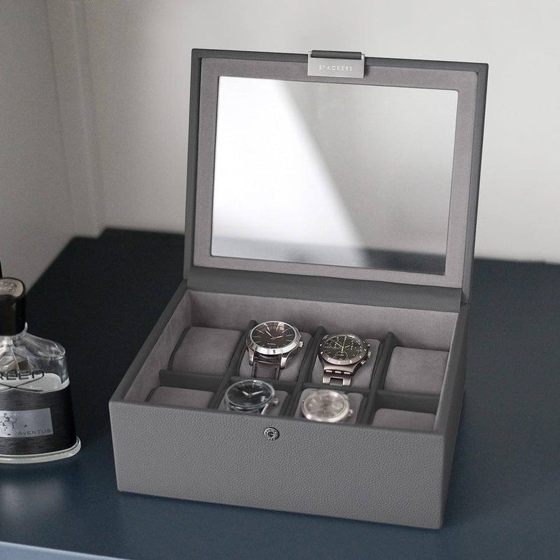 Stackers Watch Box 8-piece - Slate Grey – Modern Quests