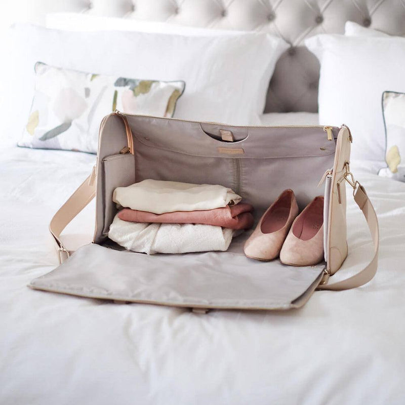 STACKERS London Zipped Travel Bag - Blush Pink - Modern Quests