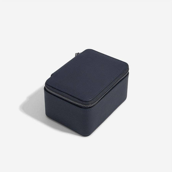 STACKERS London Zipped Watch Case Double - Navy Blue