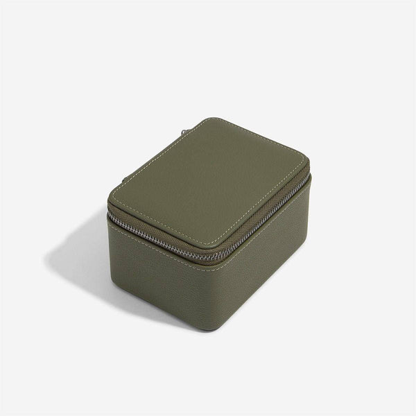 STACKERS London Zipped Watch Case Double - Olive Green