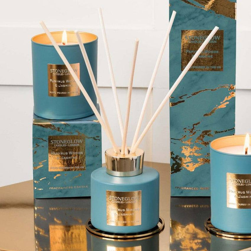 Stoneglow London Luna Reed Diffuser - Papyrus Woods & Jasmine - Modern Quests
