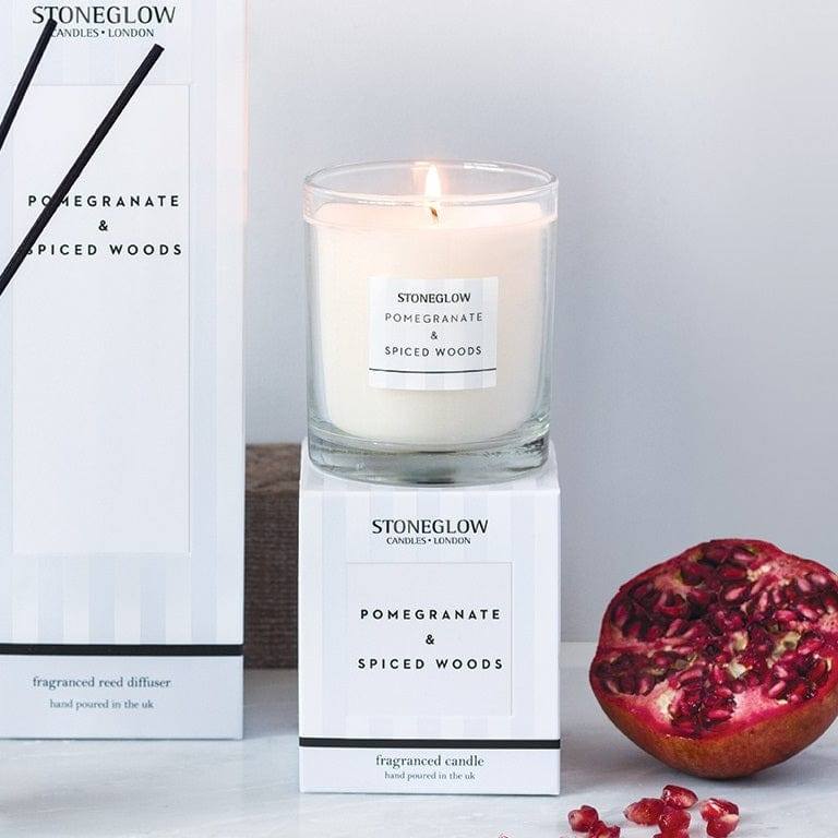 Stoneglow London Modern Classics Candle - Pomegranate & Spiced Woods - Modern Quests