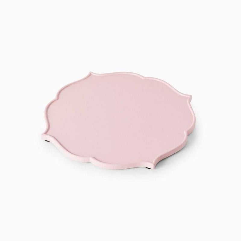 Suite No. 8 Mehrab Wooden Platter - Blush Pink - Modern Quests