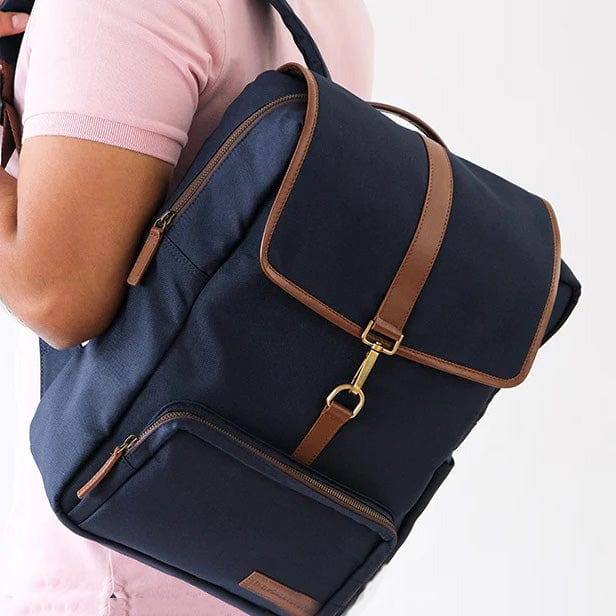 The Postbox Alton Backpack - Oxford Blue