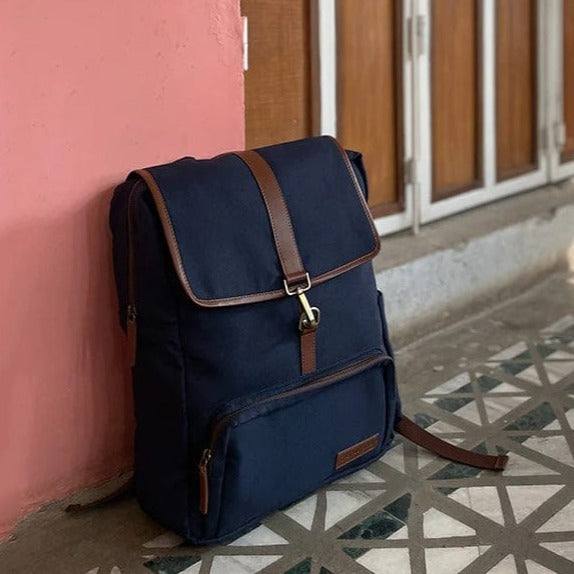The Postbox Alton Backpack - Oxford Blue – Modern Quests