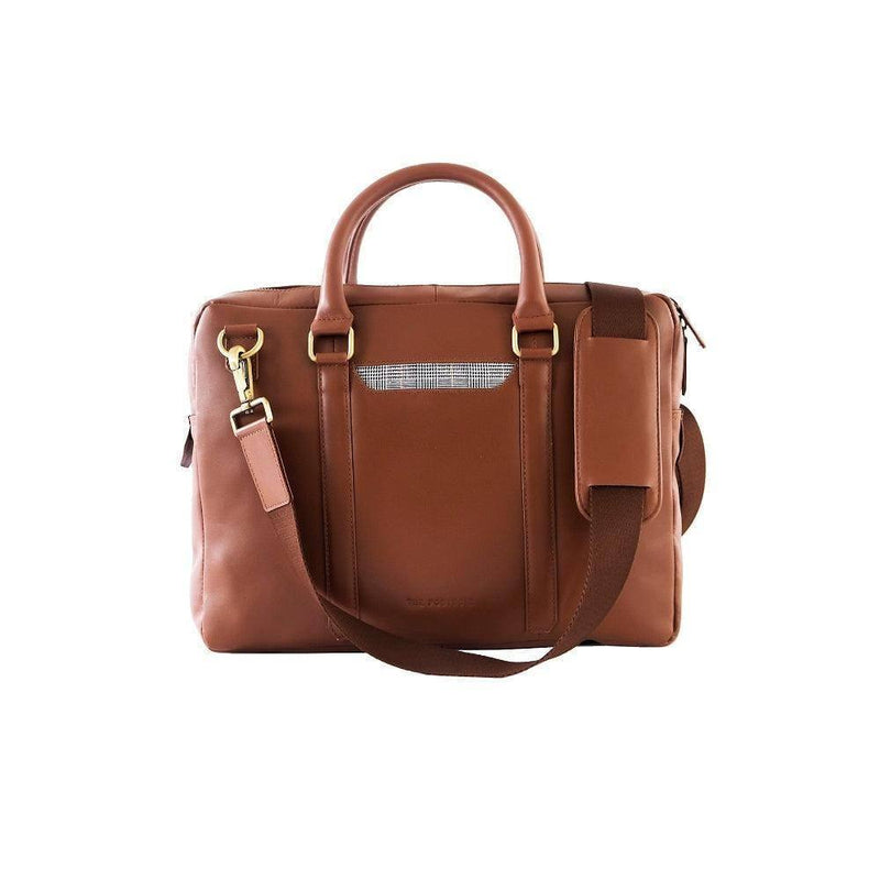 The Postbox Cullen Laptop Bag 15.6 Inch - Classic Tan - Modern Quests