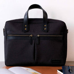 The Postbox Dean Messenger Laptop Bag - Charcoal - Modern Quests