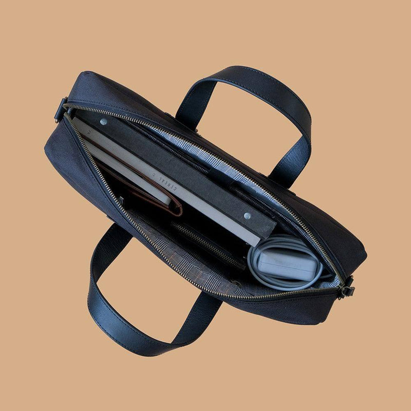 The Postbox Dean Messenger Laptop Bag - Charcoal