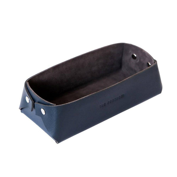 The Postbox Desk Organizer Tray Small - Deep Blue Sea - Modern Quests