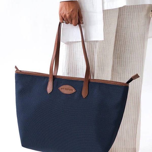 The Postbox Marina Tote Bag - Oxford Blue