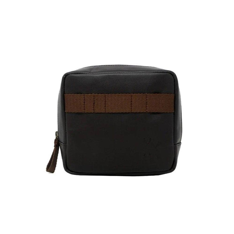 The Postbox Mavi Leather Tech Kit - Dark Tan