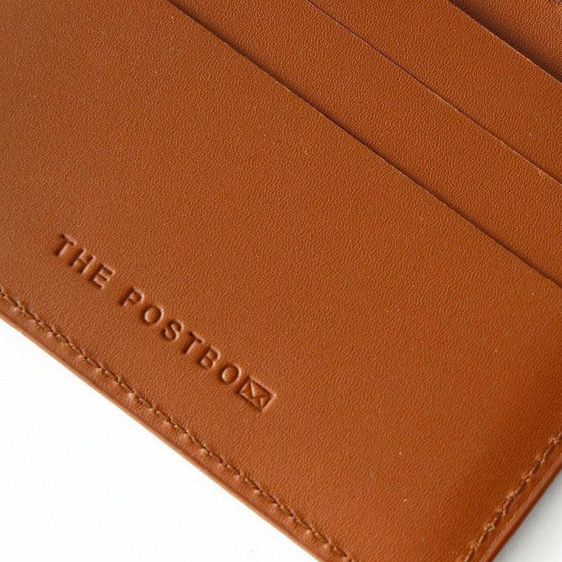 The Postbox Sterling Card Holder - British Tan - Modern Quests