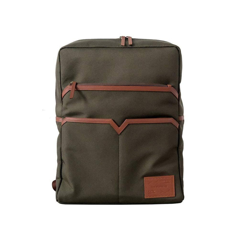 The Postbox The Arles Backpack - Forest Green