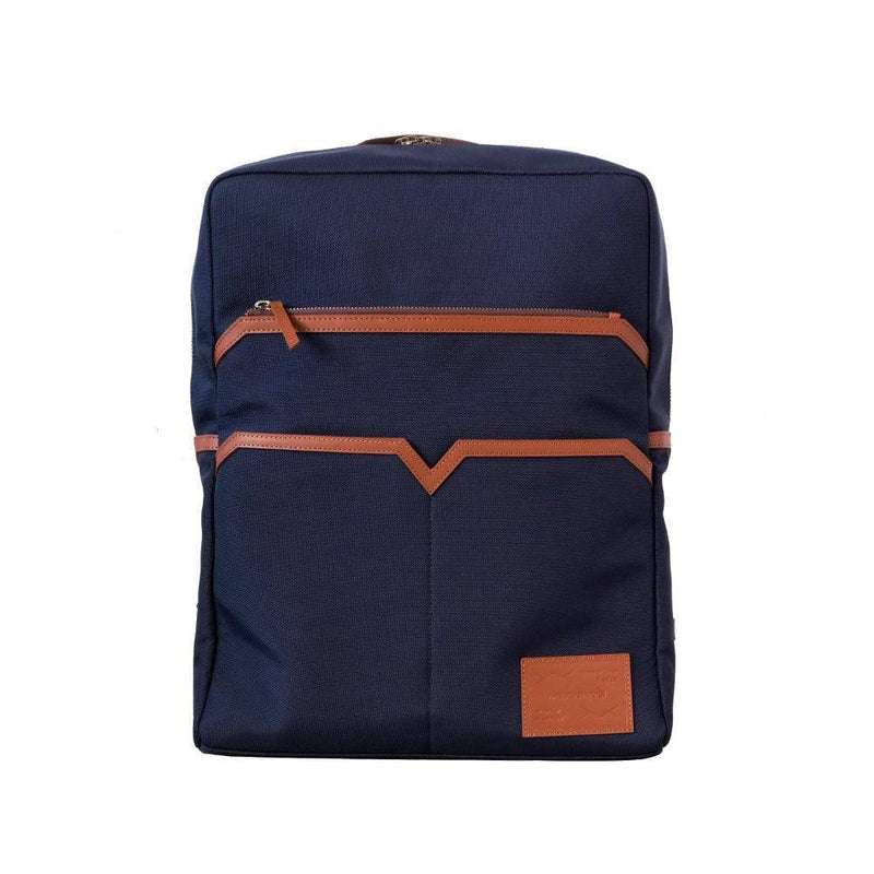 The Postbox The Arles Backpack - Oxford Blue