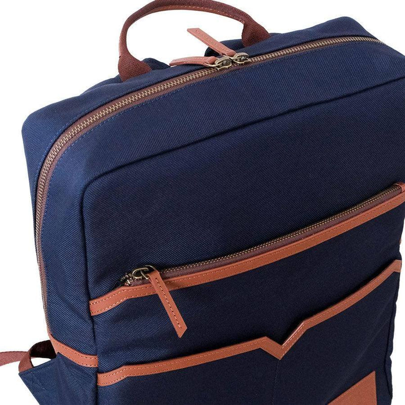 The Postbox The Arles Backpack - Oxford Blue - Modern Quests