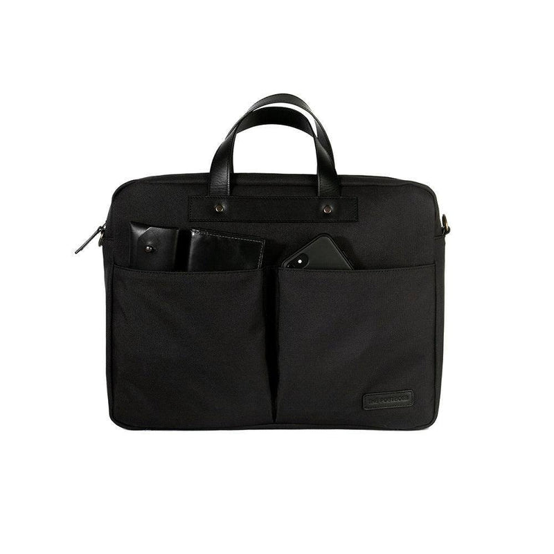 The Postbox The Arrival Laptop Workbag - Charcoal