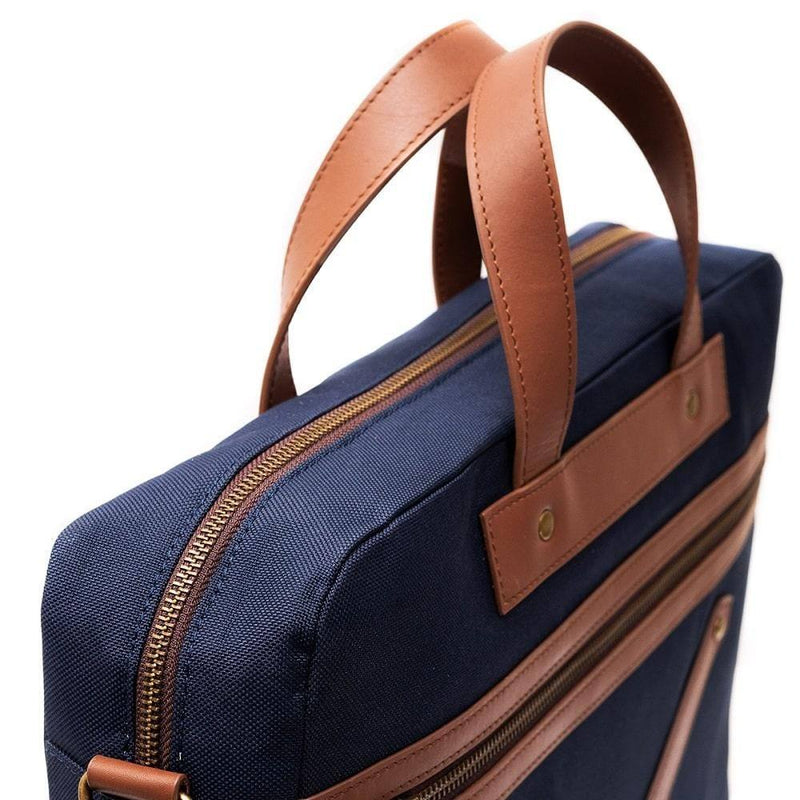 The Postbox The Arrival Laptop Workbag - Oxford Blue - Modern Quests
