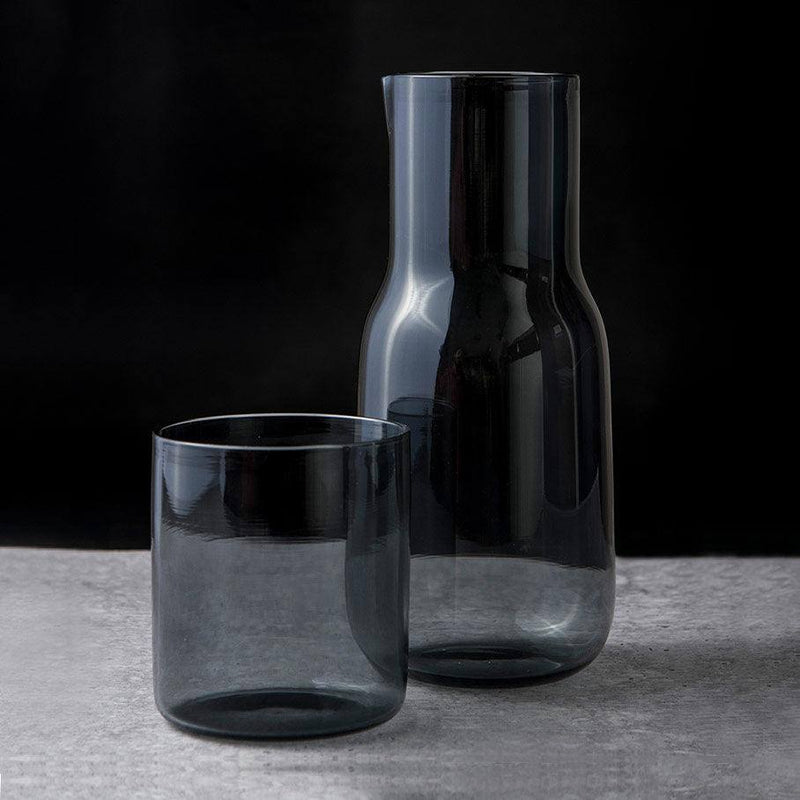 The Table Fable Eva Carafe with Tumbler - Smoke - Modern Quests