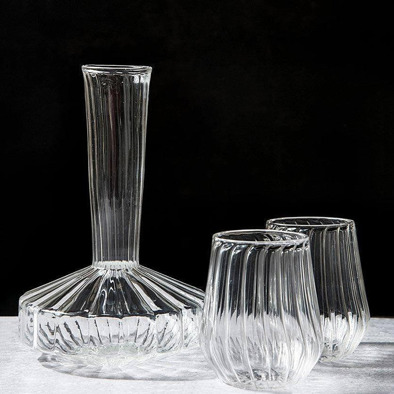 The Table Fable Skylar Decanter and Tumblers Set - Modern Quests