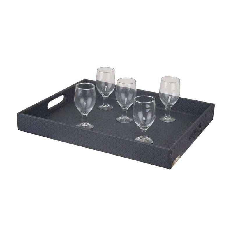 Three Sixty Entwine Multipurpose Tray Large - Grey - Modern Quests