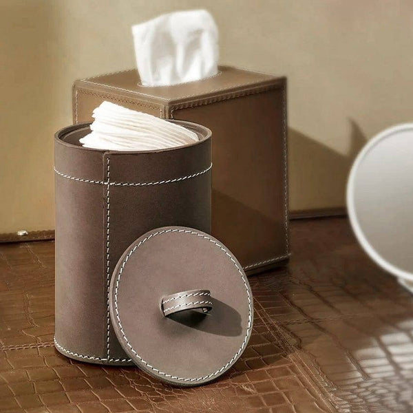 Three Sixty Modella Multi- Storage Box with Lid - Taupe - Modern Quests