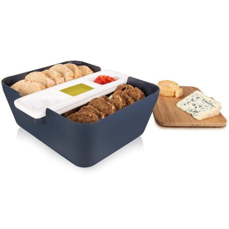 Tomorrow's Kitchen Bread and Dips Serving Set - Denim - Modern Quests