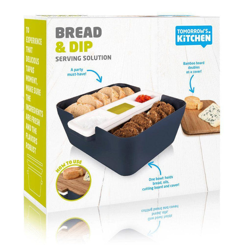 Tomorrow's Kitchen Bread and Dips Serving Set - Denim - Modern Quests