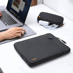Tomtoc Defender A13 Laptop Sleeve & Pouch - Black 13 to 14 Inch - Modern Quests