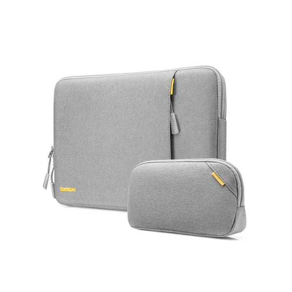 Tomtoc Defender A13 Laptop Sleeve & Pouch - Grey 13 to 14 Inch - Modern Quests