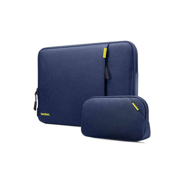 Tomtoc Defender A13 Laptop Sleeve & Pouch - Navy Blue 13 to 14 Inch