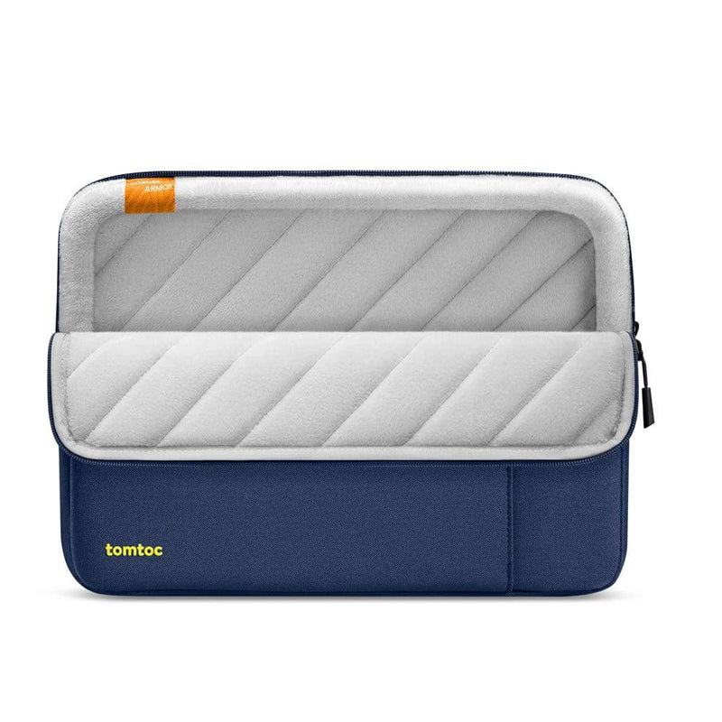 Tomtoc Defender A13 Laptop Sleeve & Pouch - Navy Blue 13 to 14 Inch - Modern Quests
