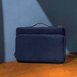 Tomtoc Defender A14 Laptop Briefcase - Navy Blue 13 to 14 inches