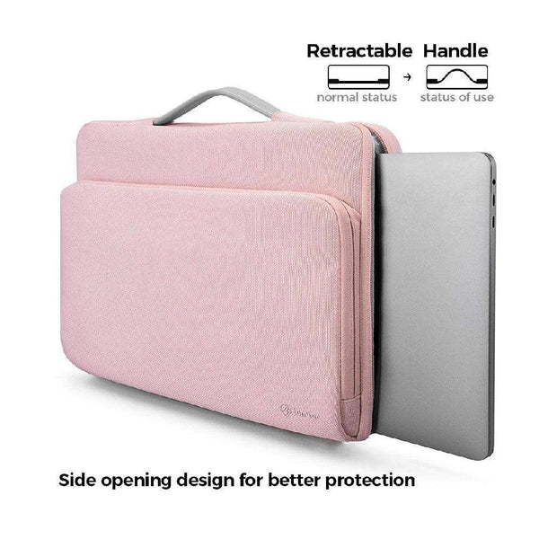 Tomtoc Defender A14 Laptop Briefcase - Pink 13 to 13.5 Inch - Modern Quests